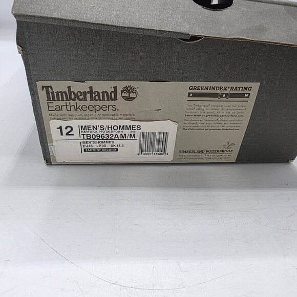 Timberland Men\'s Hartwick Plain Toe Oxford, Full-grain Leather, Brown, Us Sz 12 main image 6